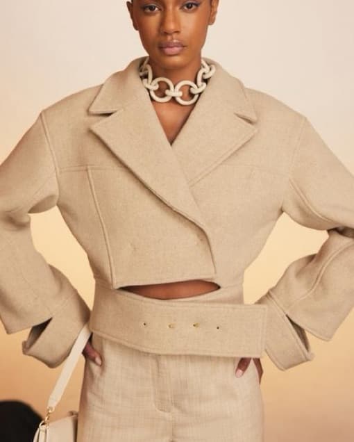 CULT GAIA GEORGIA JACKET - ECRU - Image 1