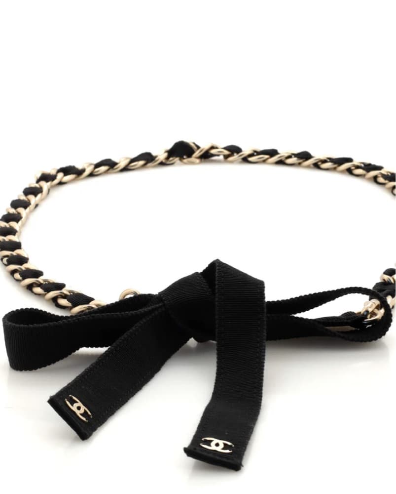 CHANEL Ribbon Chain Belt / Necklace - Image 1