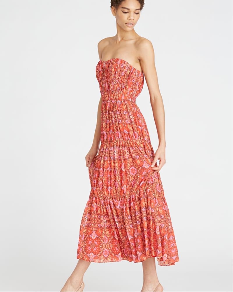 AMUR Floral Midi Dress - Image 3