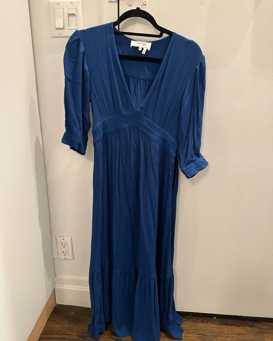 Ba&sh Blue Midi Dress  - Image 3