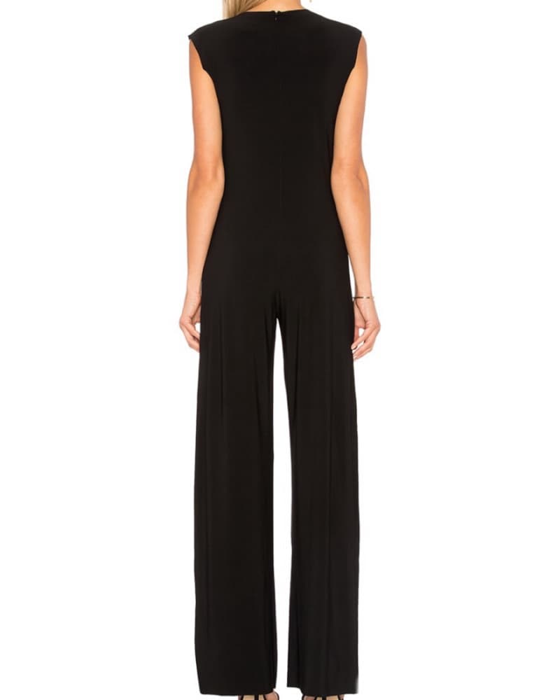 Norma Kamali Jumpsuit + Larroude Heels - Image 3