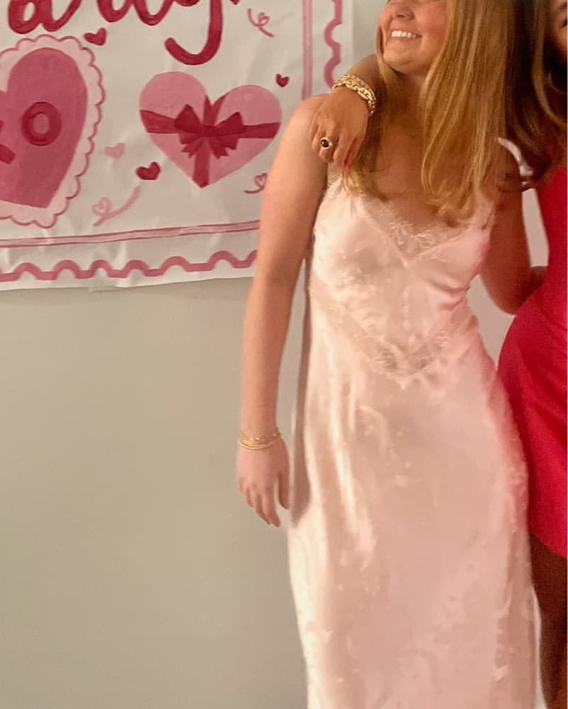 Loveshackfancy Pink Midi Dress - Image 1
