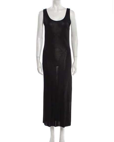 Vintage Clavin Klein Semi Sheer Dress  - Image 1