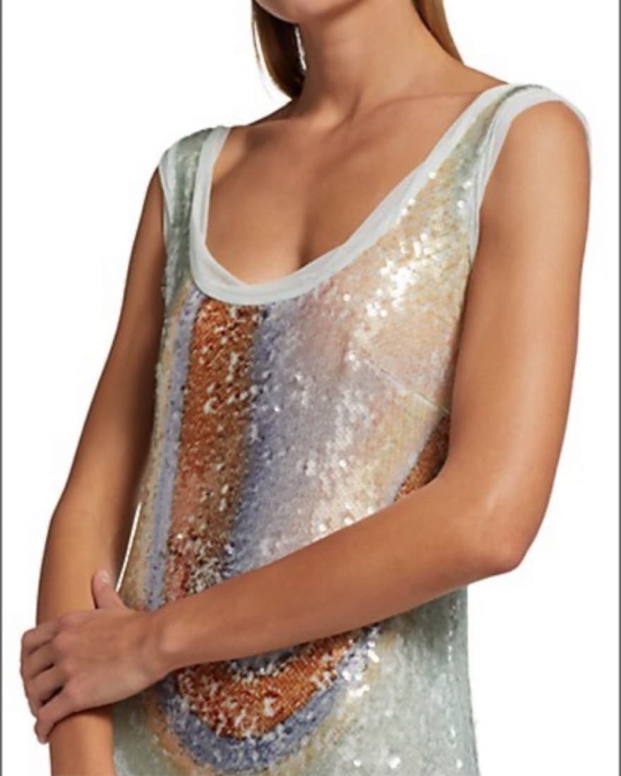 Simkhai Marble Sequin Dress - Image 3