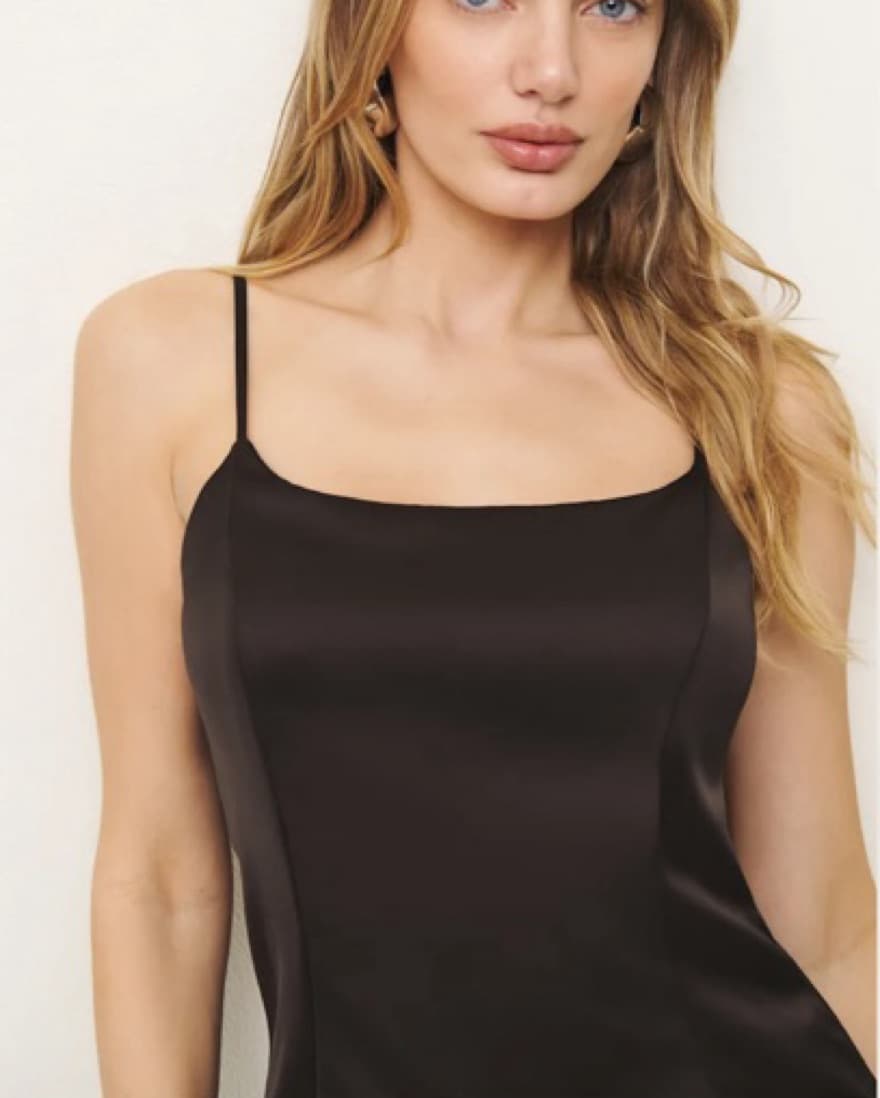 Brown Silk Reformation Top - Image 4