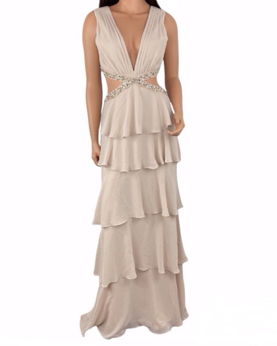 BCBG MAXAZRIA Champagne Gown - Image 1