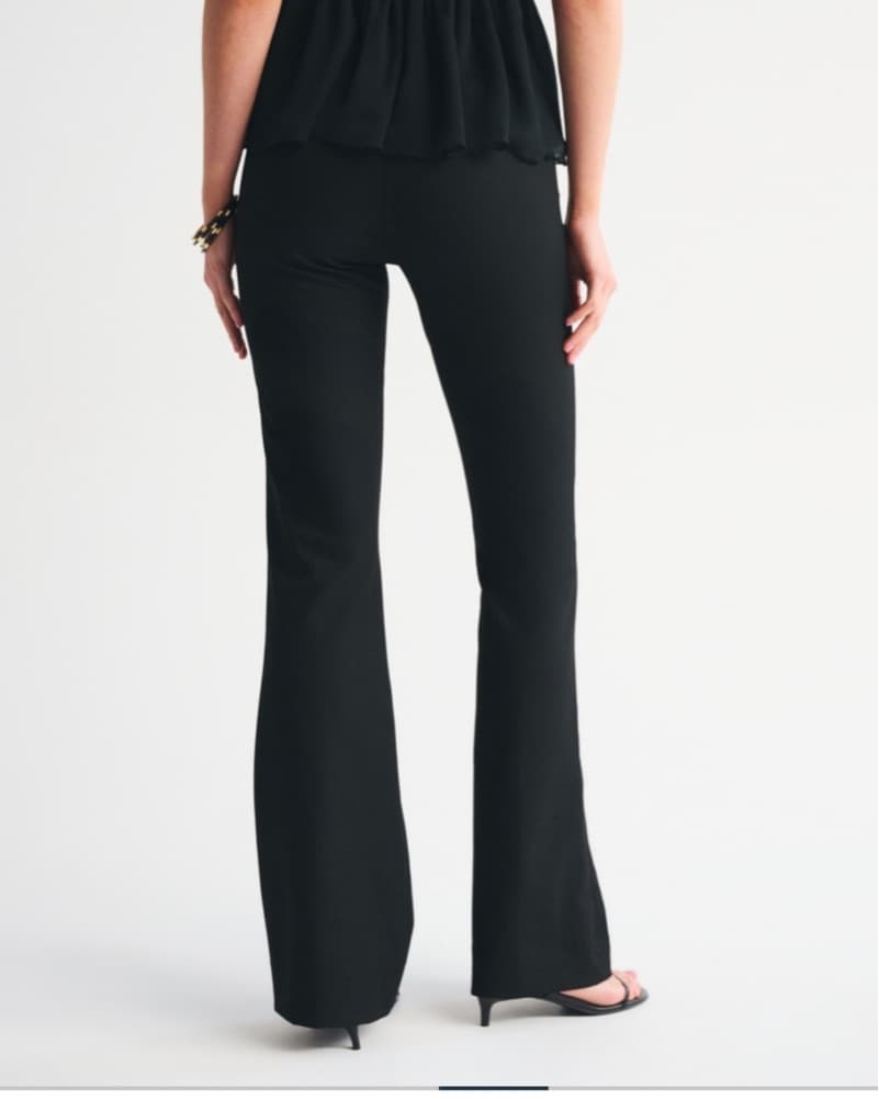 Abercrombie Black flare pants  - Image 2