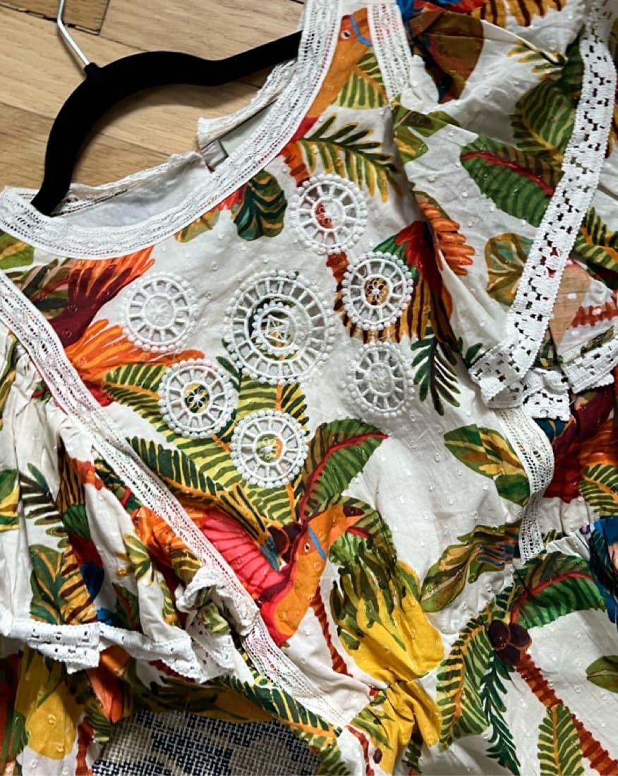 Farm Rio Floral Dress - Image 4