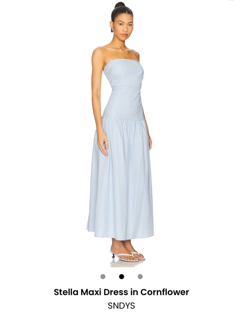 SNDYS Cornflower Blue Stella Maxi Dress - Image 1