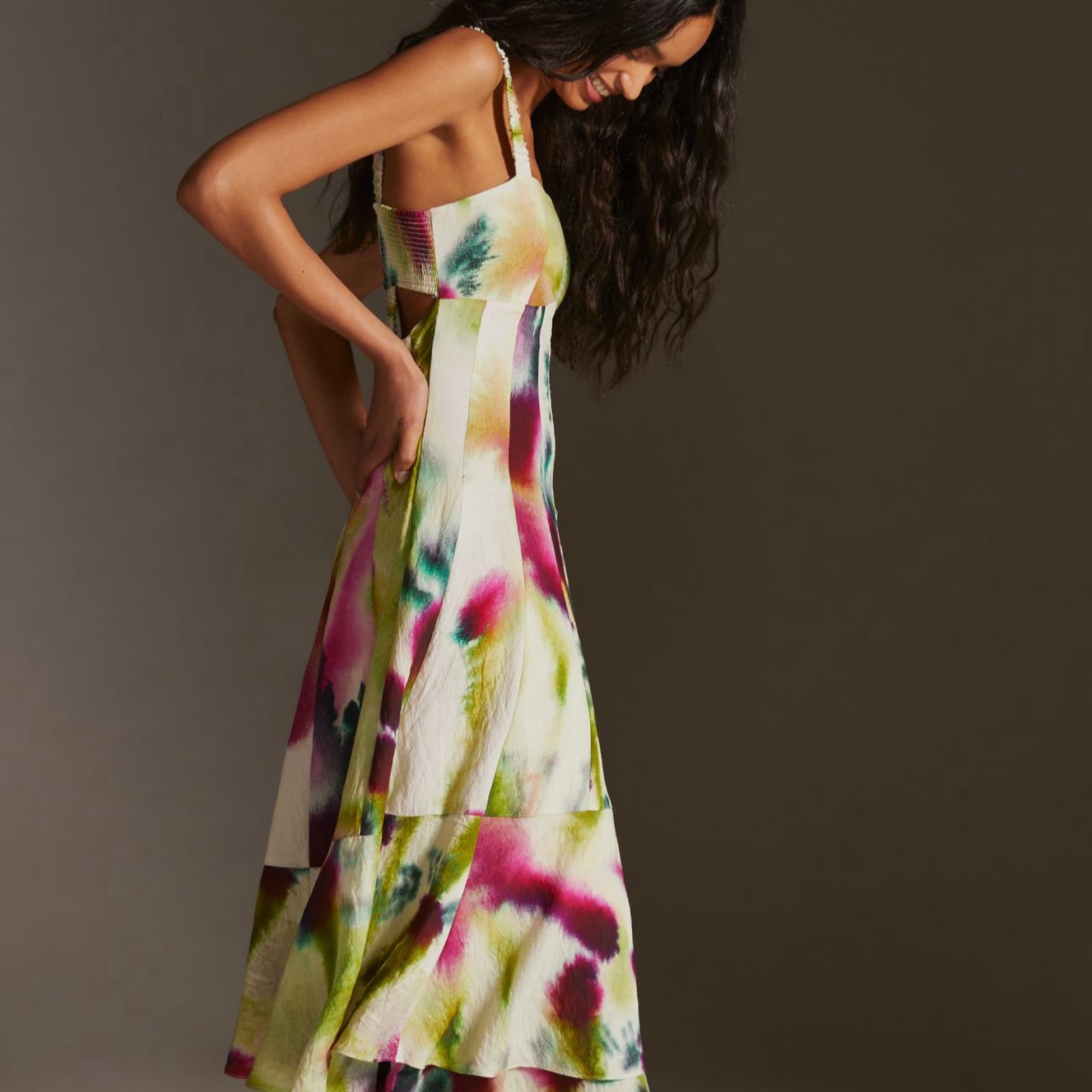 By Anthropologie Tiered Maxi Dress - Image 3