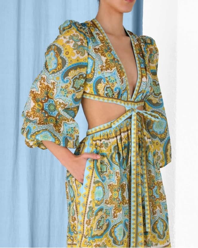 ZIMMERMANN Halcyon cutout paisley dress - Image 4