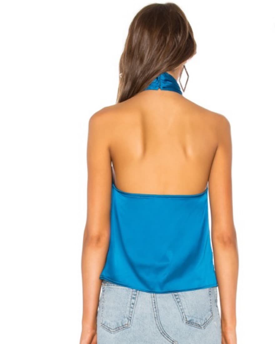 Revolve Halter Top In Blue - Image 2