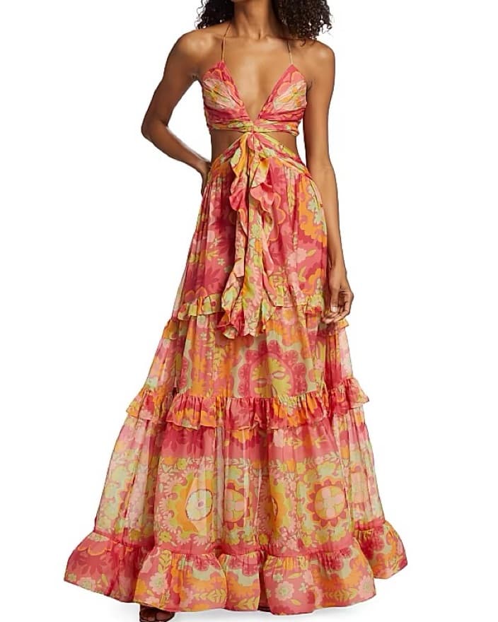 Alexis Silk Gown - Image 1
