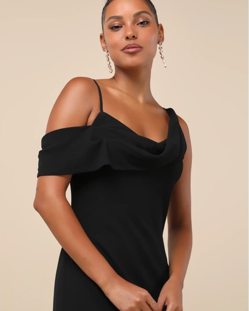 Lulu’s Asymmetrical Off Shoulder Dress - Image 3