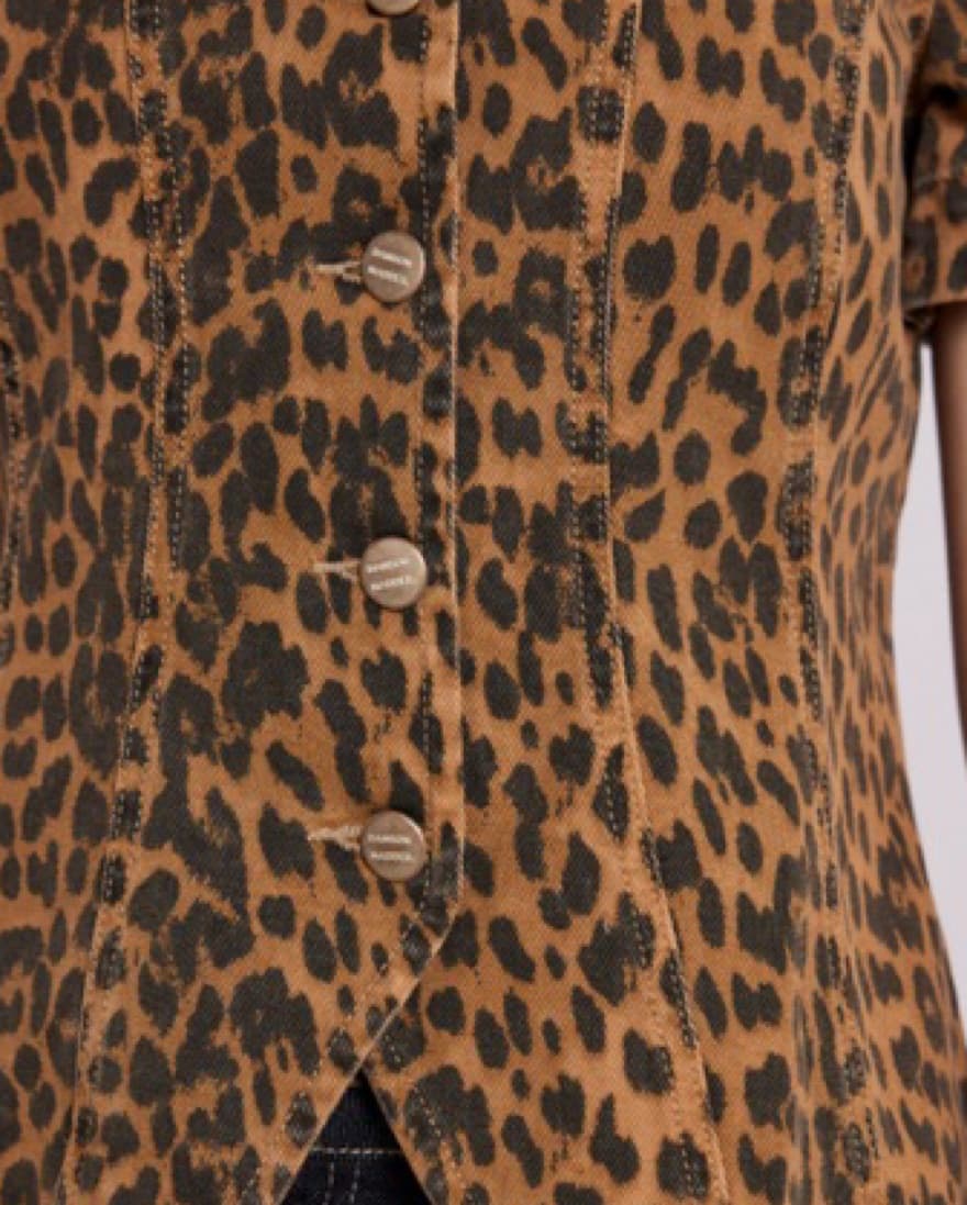Damson Madder Leopard Top - Image 2