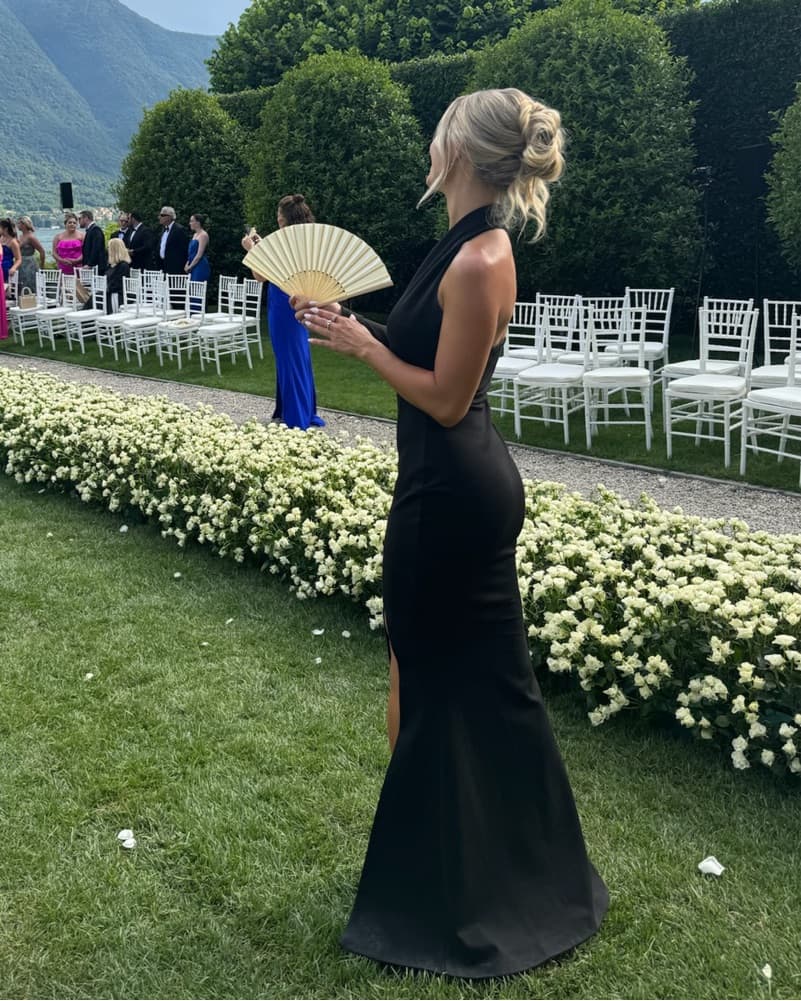 Lilux One Shoulder Modern Maxi Dress - Image 4