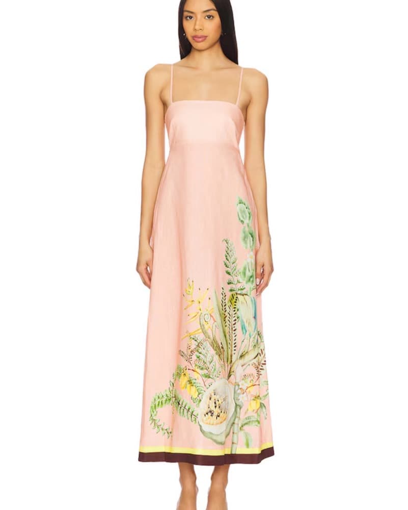 Alemais Papaya Sundress - Image 1