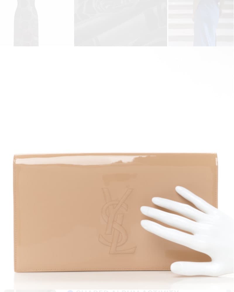 YSL Belle De Jour Patent Leather Clutch - Image 1