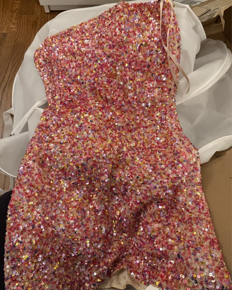 Retrofete Sequin Mini Dress - Image 3