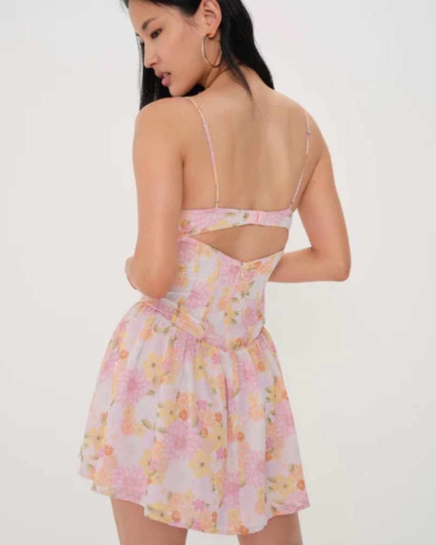 For Love & Lemons Carrie Mini Dress - Image 5