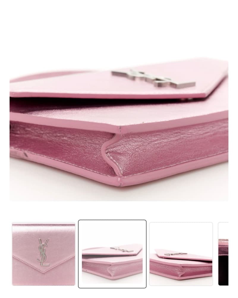 Saint Laurent YSL Metallic Purse - Image 4