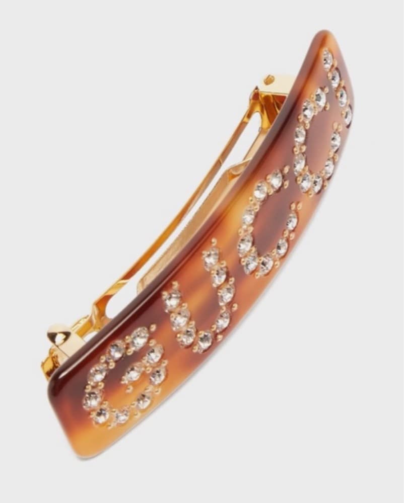 GUCCI Crystal Embellished Hair Clip - Image 3