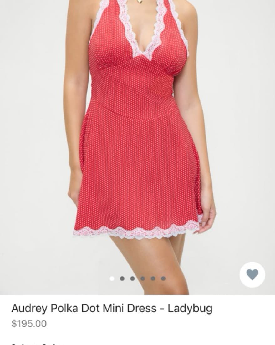 Red Frankies Mini Dress - Image 1