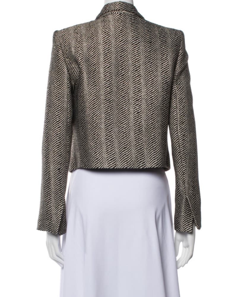 IRO Cropped Metallic Pattern Blazer - Image 3