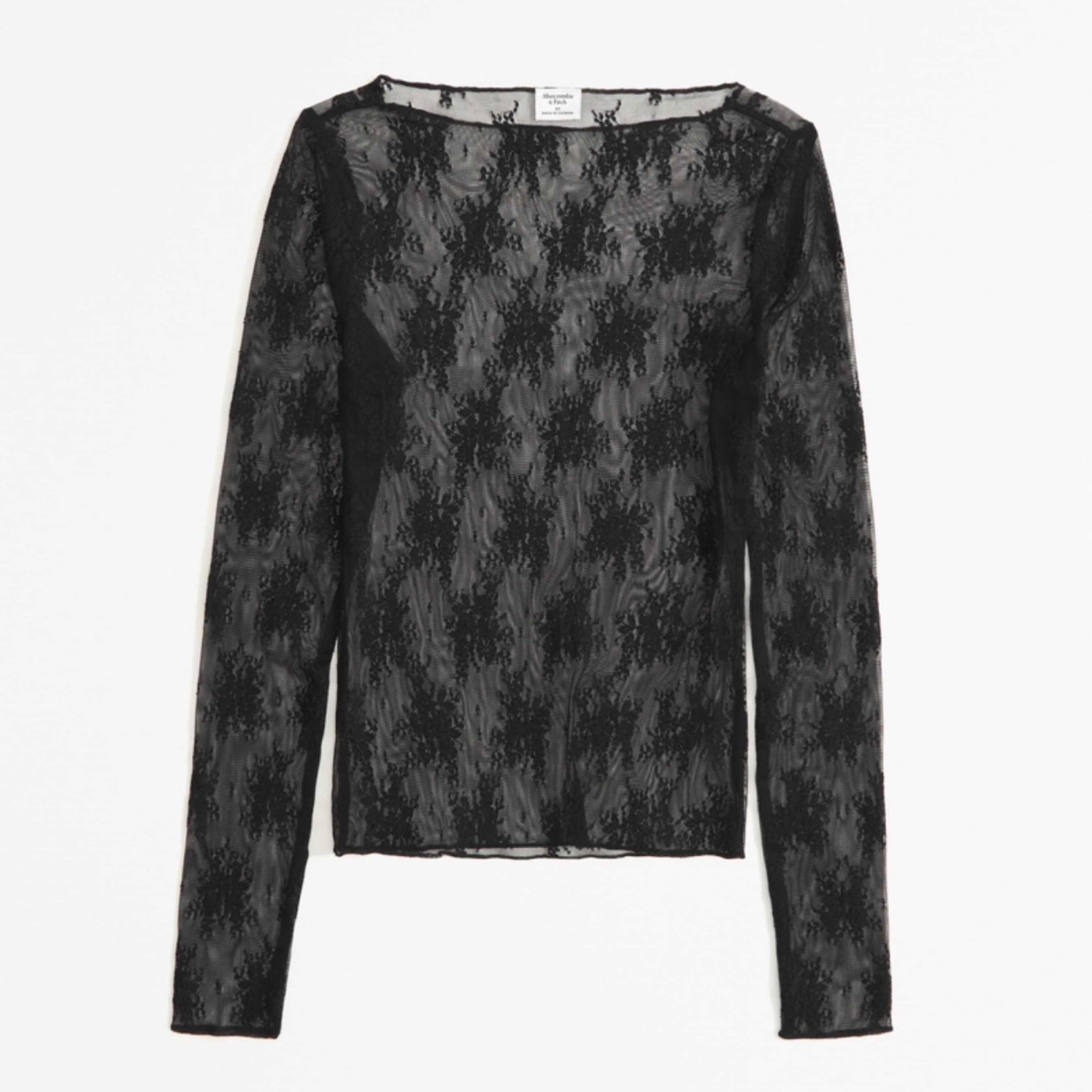 Abercrombie Sheer Lace Top - Image 4