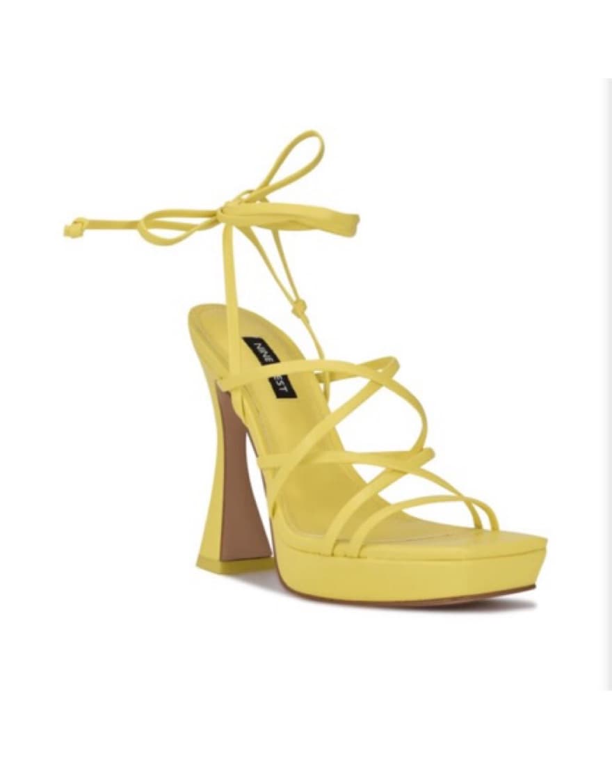 Nine West -Yellow Platform Heel - Image 2