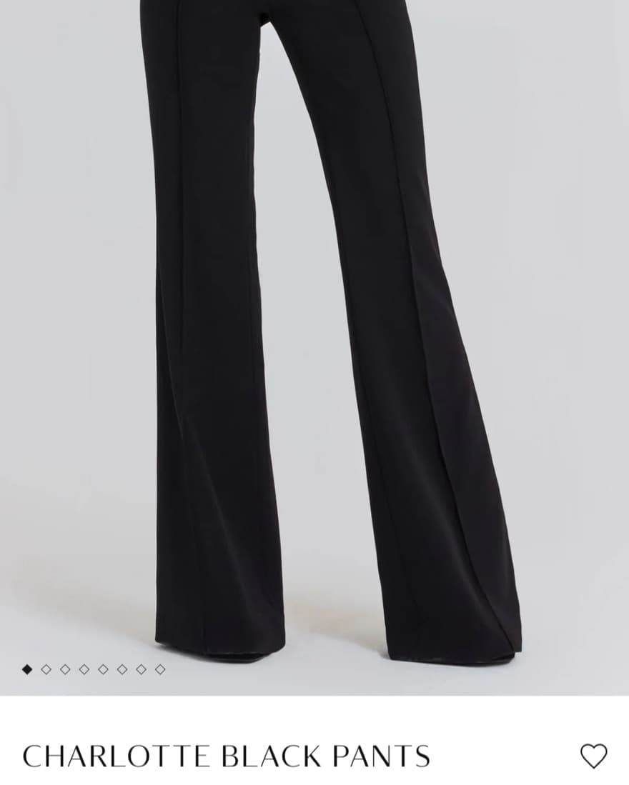 Nadine Merabi Charlotte Black Pants - Image 2