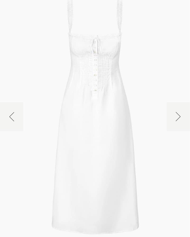 Staud white matilde Dress  - Image 1