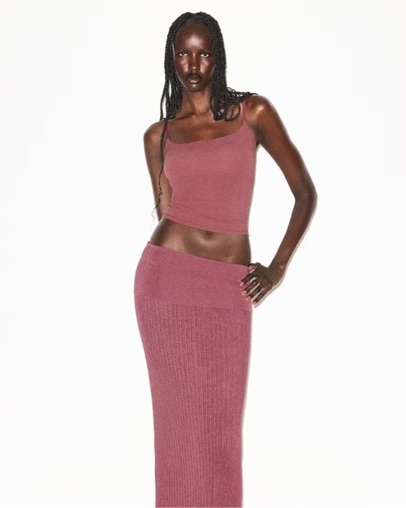 Skims Dusty Rose Fits Everybody Tank Top - Image 5