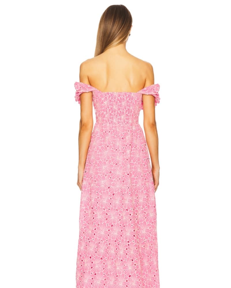 Line and Dot tasia maxi dress in pink! - Image 3