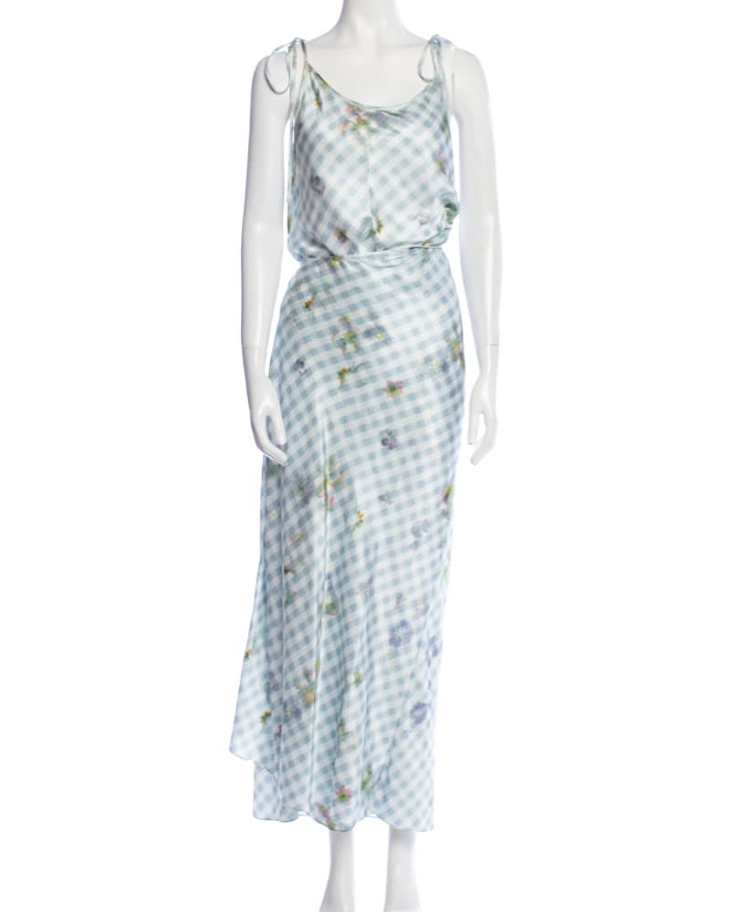 ACNE STUDIOS  Wrap-Effect Printed Satin  - Image 4