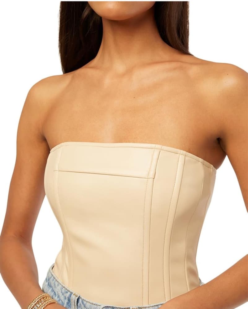 Strapless Ivory Corset - Image 2