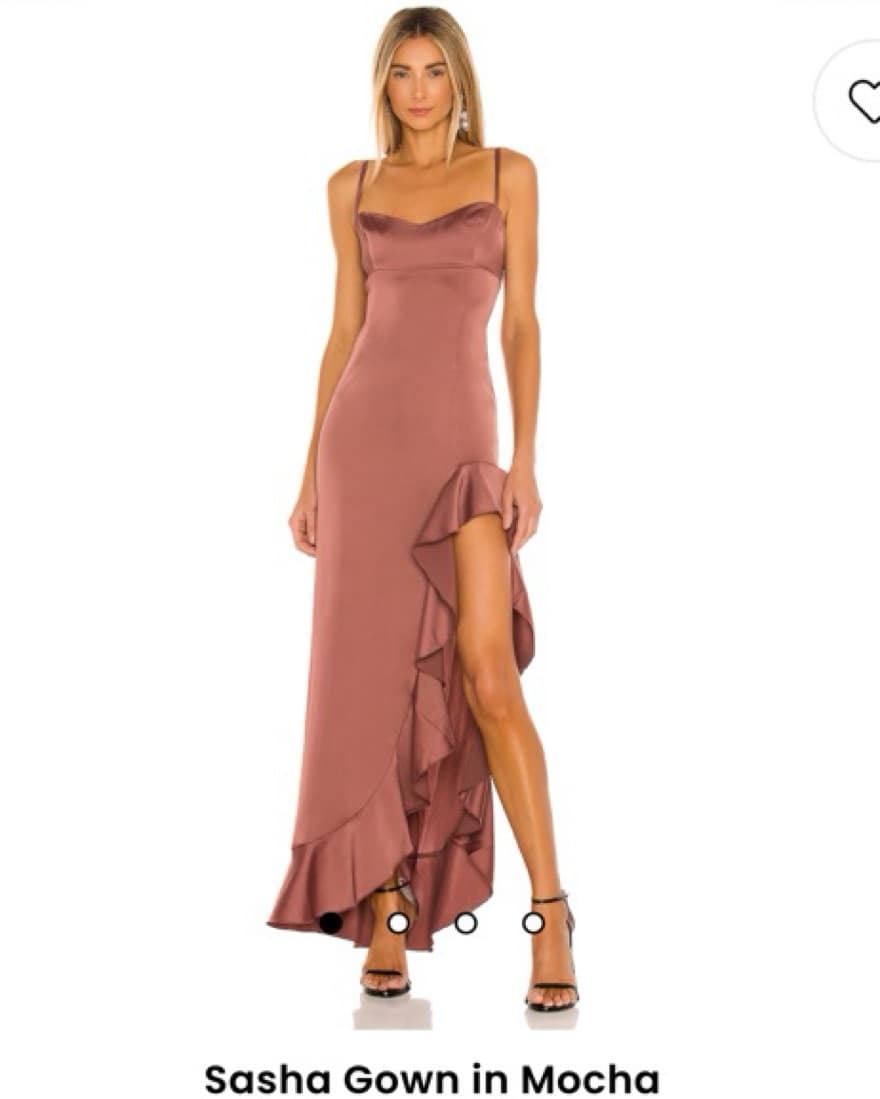 Blush Satin Gown - Image 1