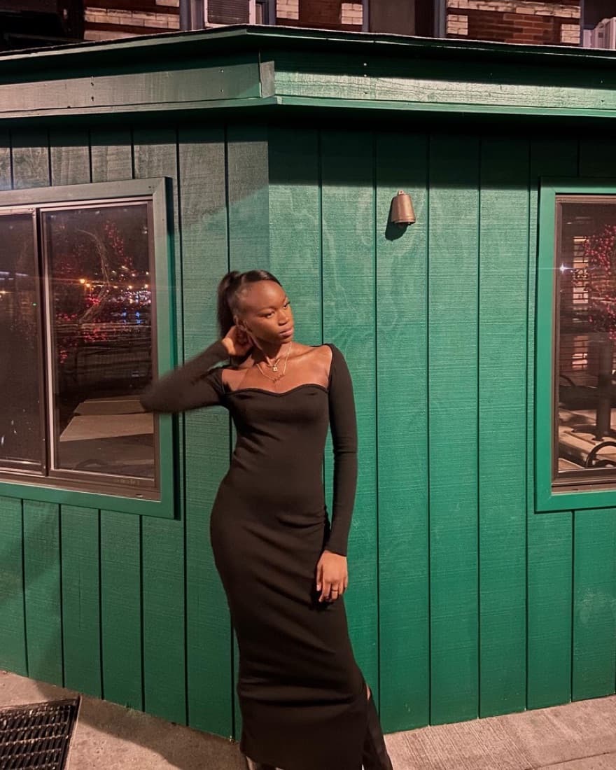 Long Black Dress  - Image 3