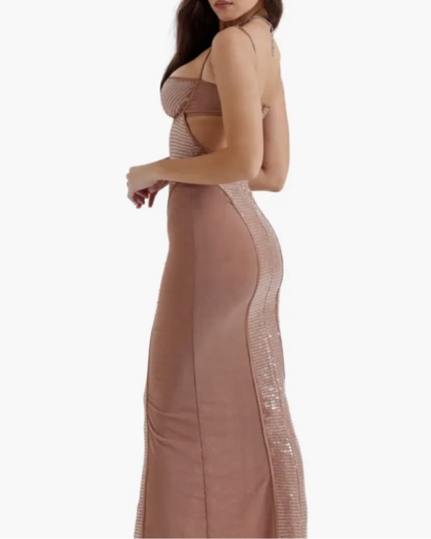 House of CB Sequin Maxi Dress - Image 4