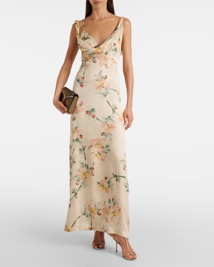 Toteme Twist Drape Maxi Dress - Image 5