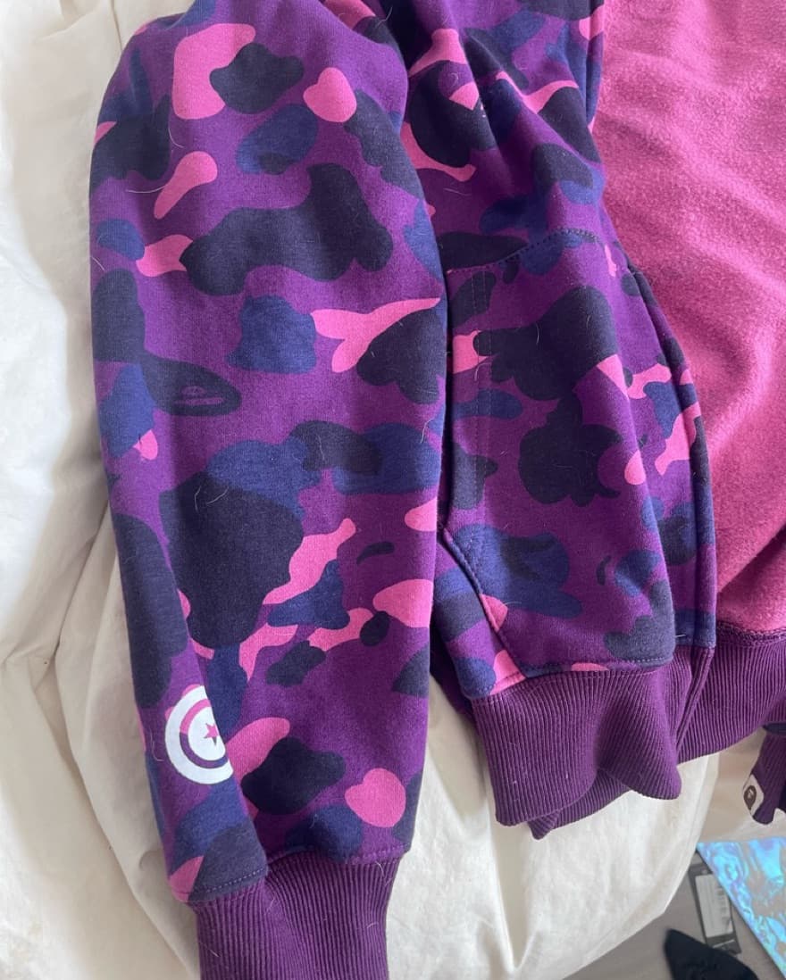 Purple Bapesta Hoodie - Image 4