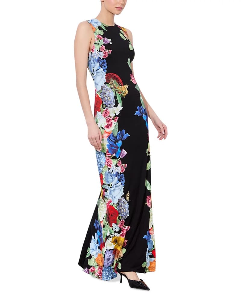Alice and Olivia Delora Open Back Dress - Image 4