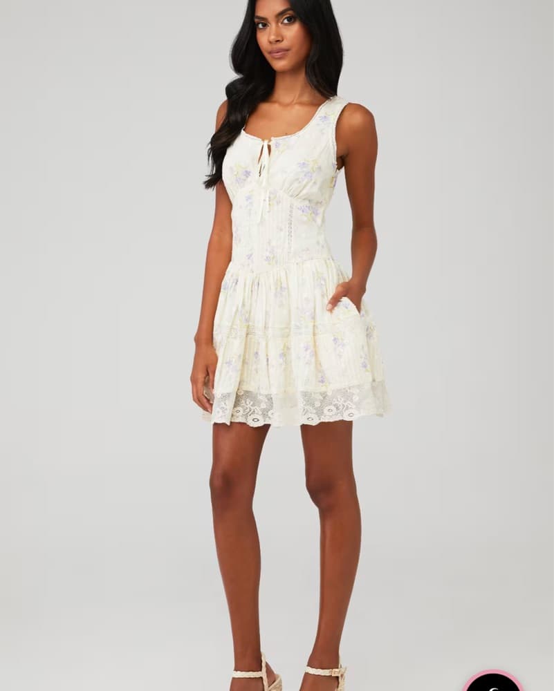 Loveshackfancy Cerrone Cotton Dress  - Image 2