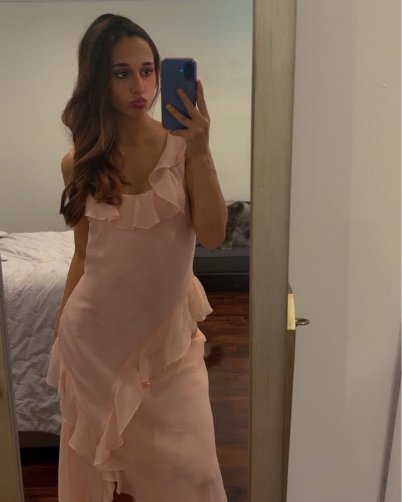 Elegant Ruffle Maxi Dress - Image 2