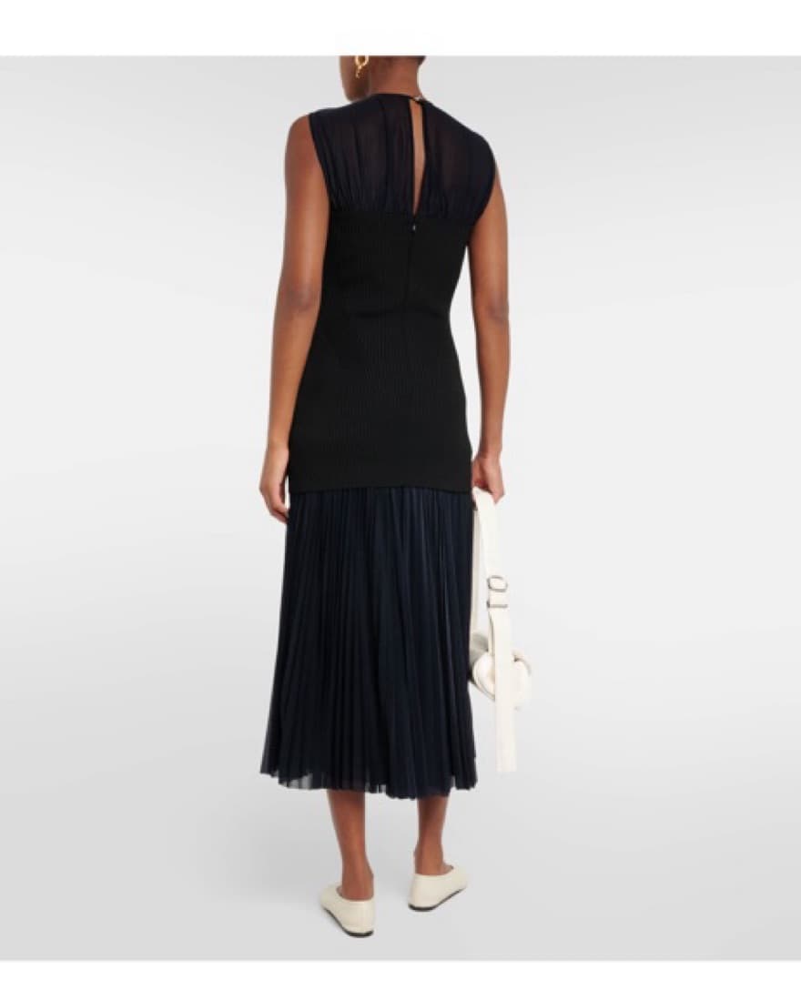 Proenza Schouler Niki Dress In Navy - Image 4