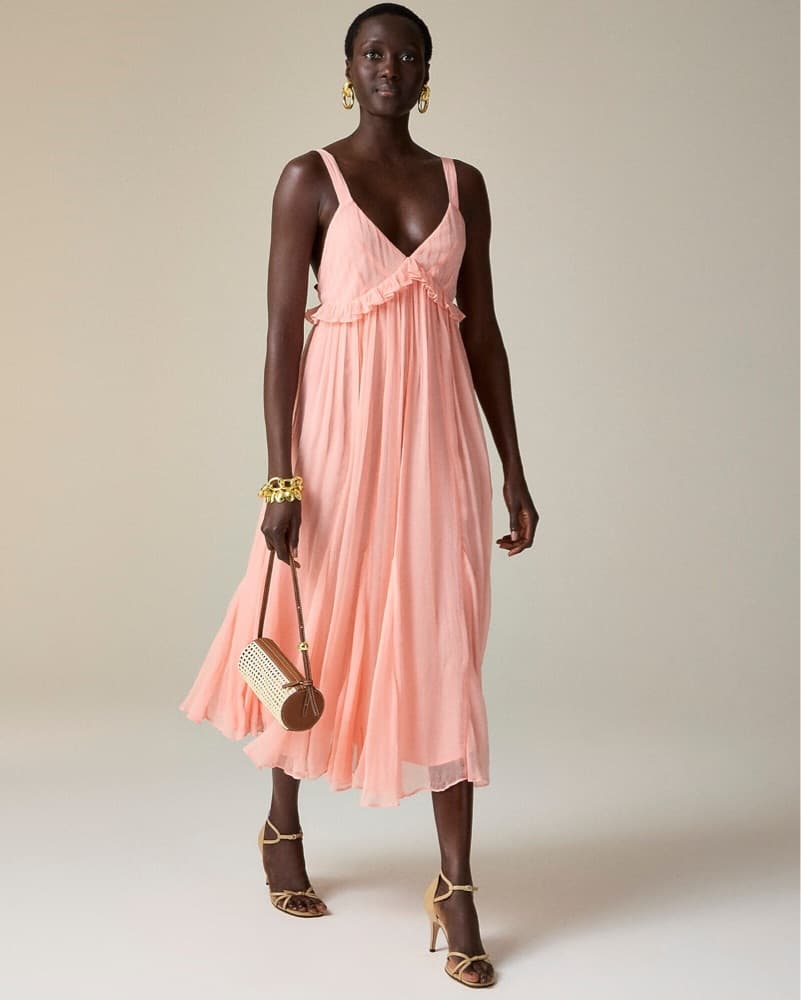 J.Crew Ruffle Midi Sundress - Image 1