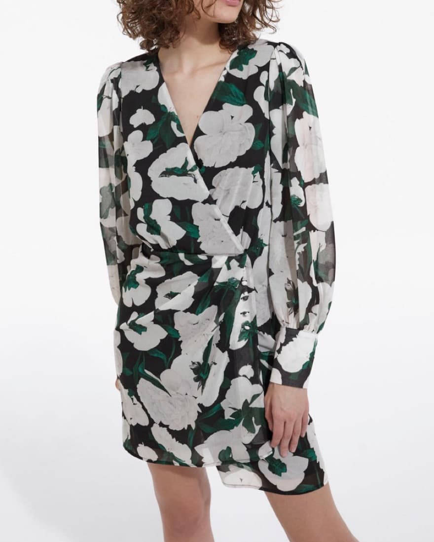 The Kooples Floral Long Sleeve Dress - Image 1