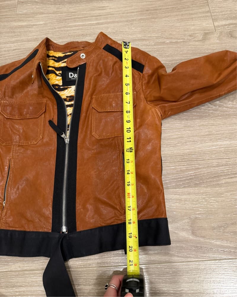 Dolce & Gabbana D&G Leather Jacket - Image 4