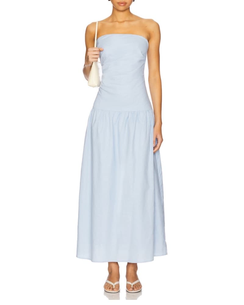 Blue Linen Maxi Dress | SNDYS - Image 2