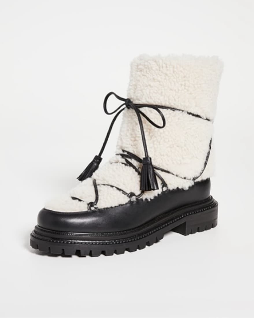 AQUAZZURA Very Gstaad shearling Boots - Image 1